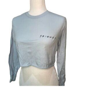 FRIENDS graphic long sleeve cropped t shirt - XS